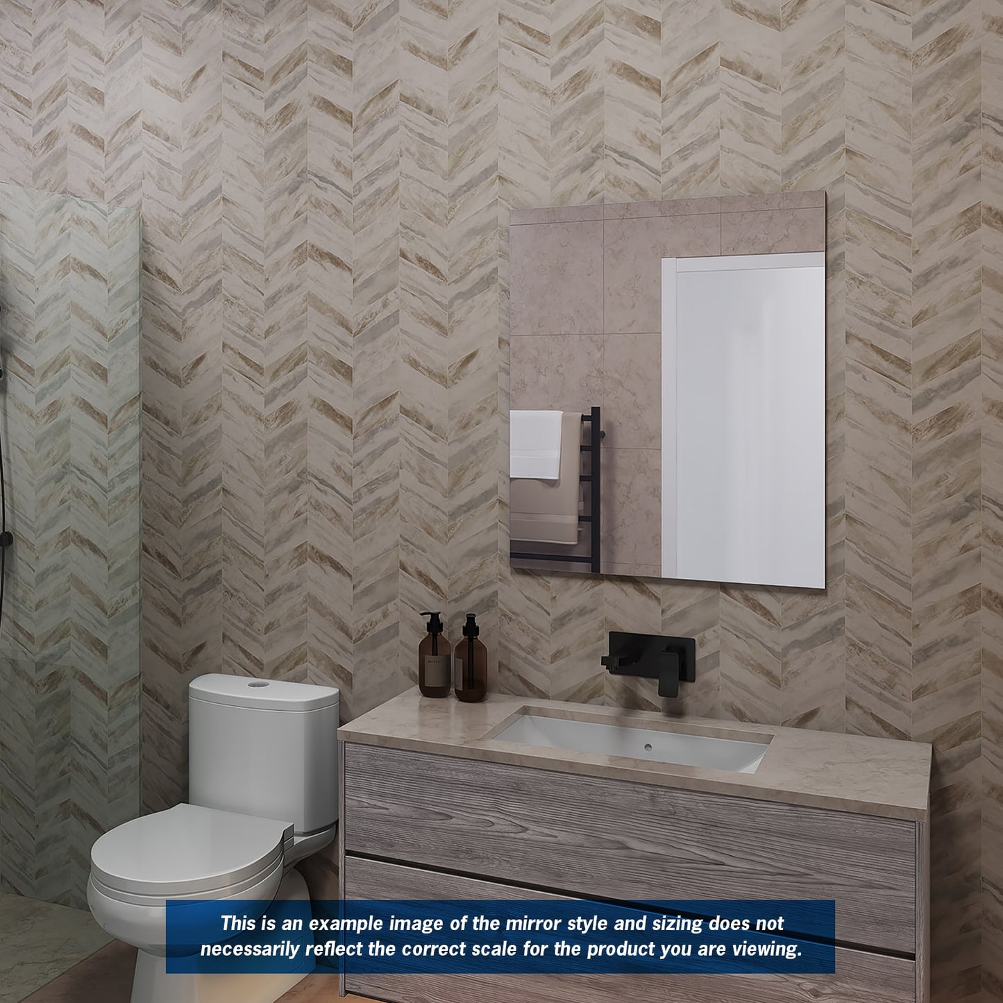 Jackson Polished Edge Mirror - Glue to Wall