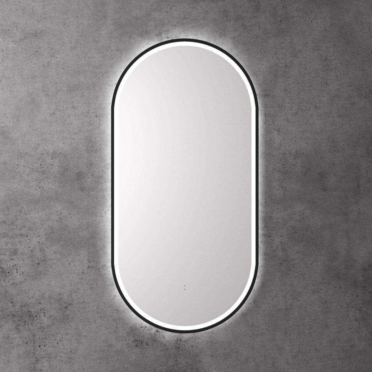 Beau Monde Pill Shape LED Mirror