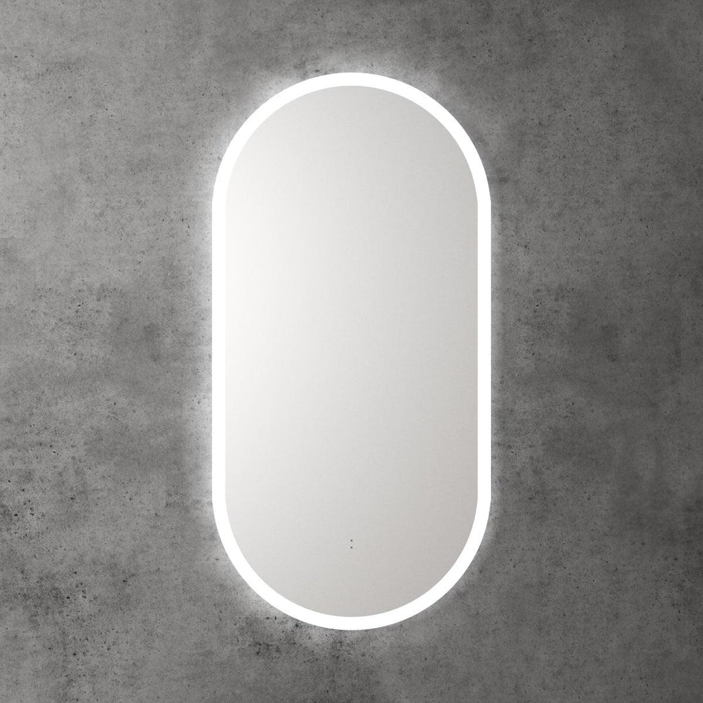 Beau Monde Pill Shape LED Mirror