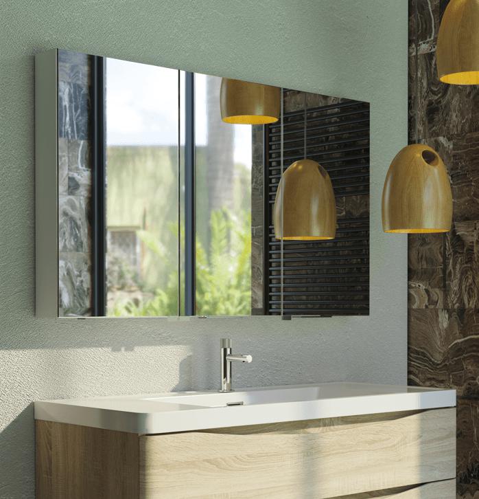 Belbagno Three Door LED Shaving Cabinet
