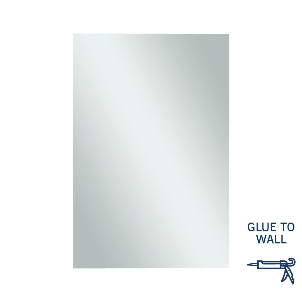 Jackson Rectangle Polished Edge Mirror - Glue to Wall