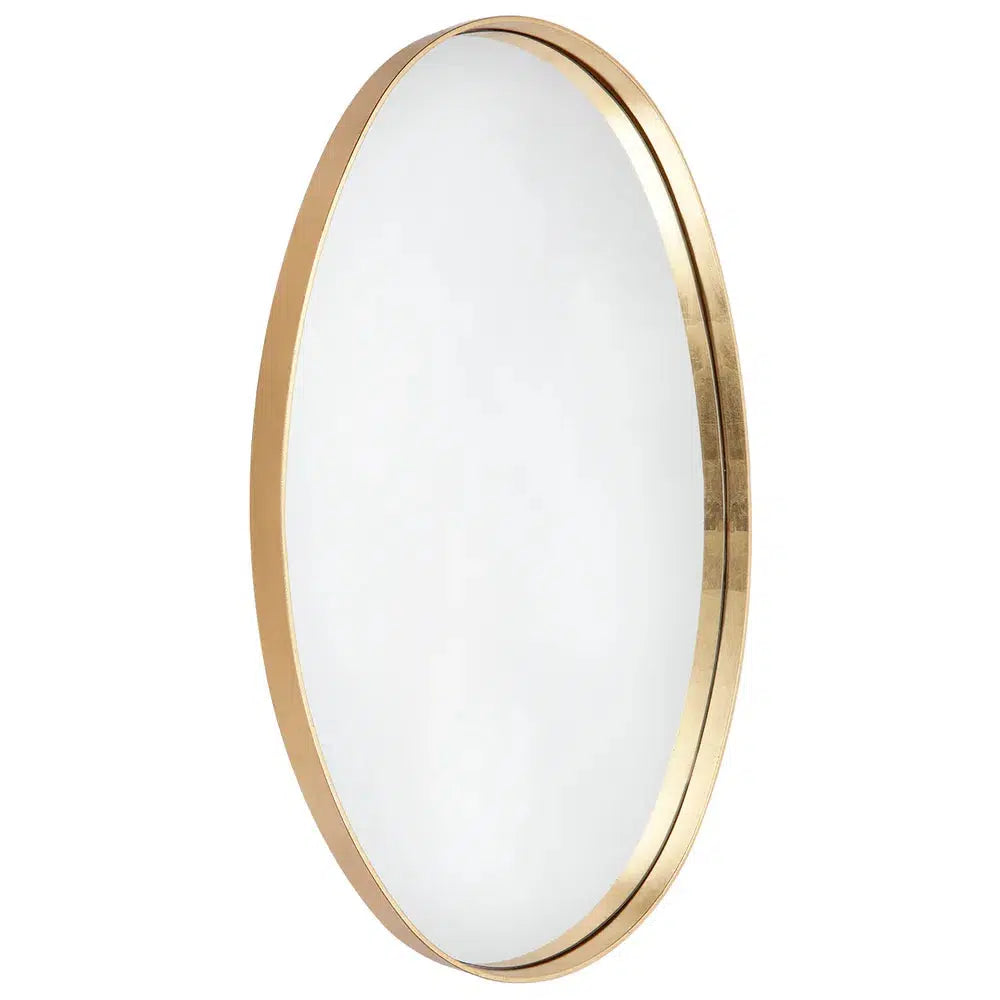 Lucille Oval Wall Mirror – Gold