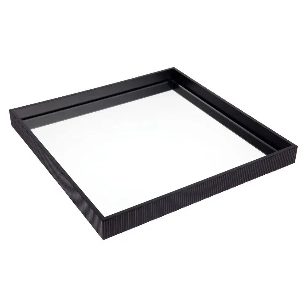 Miles Black Mirrored Tray