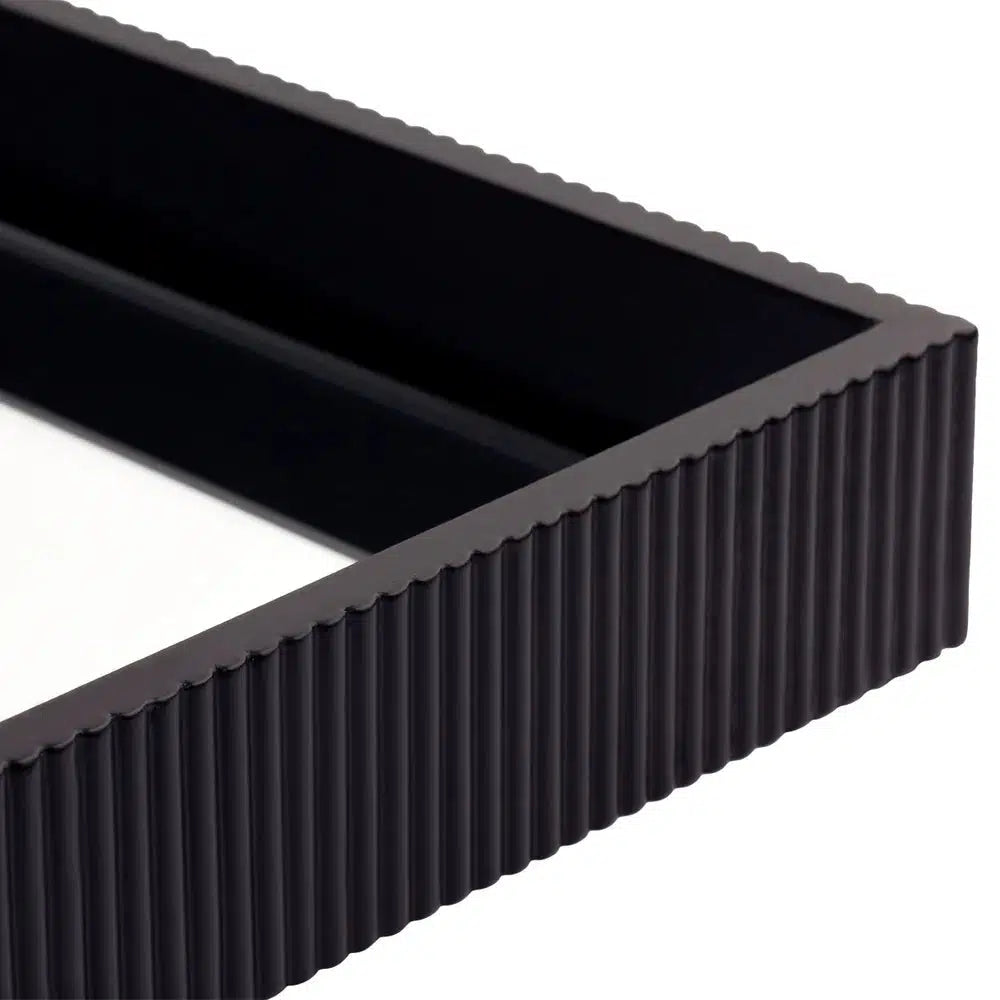 Miles Black Mirrored Tray
