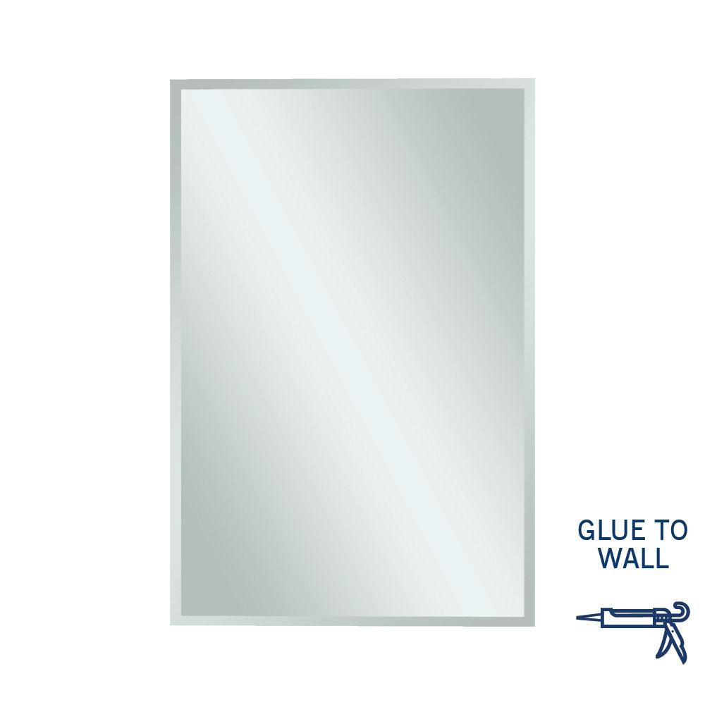 Montana Rectangle Bevel Edge Mirror - Glue to Wall