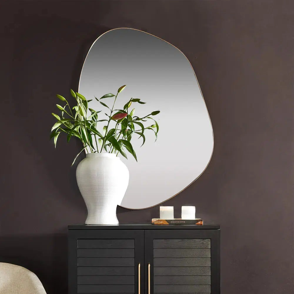 Pollock Wall Mirror - Antique Gold