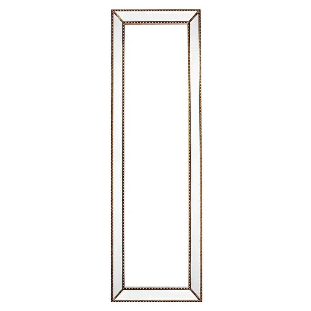 Zeta Cheval Mirror - Antique Gold