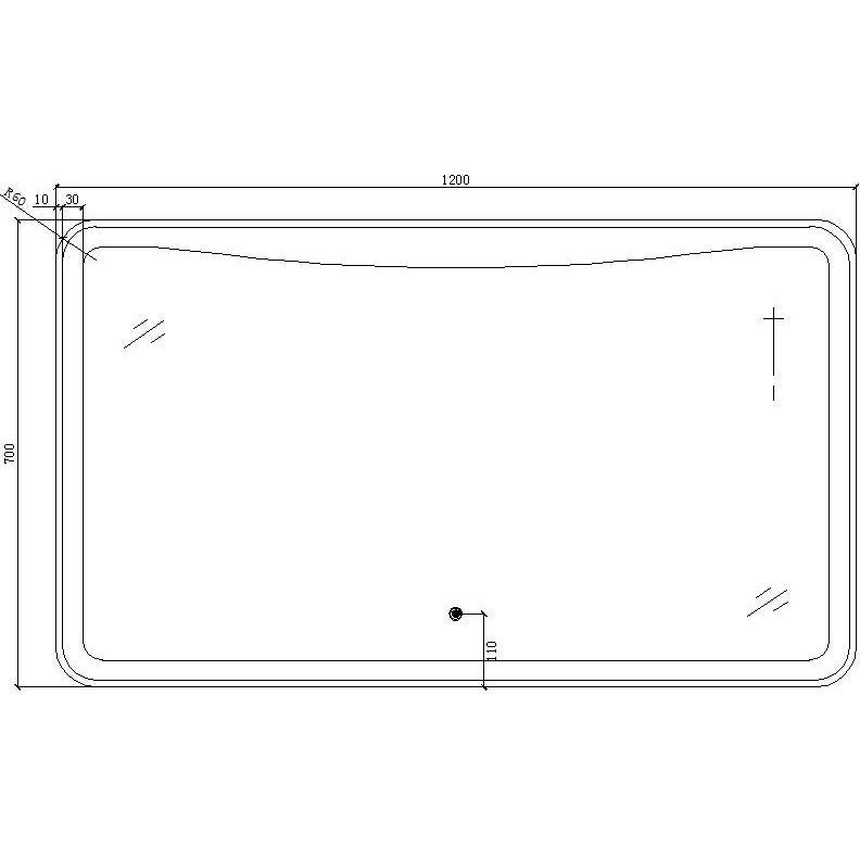 Belbagno Felix Backlit Bathroom Mirror