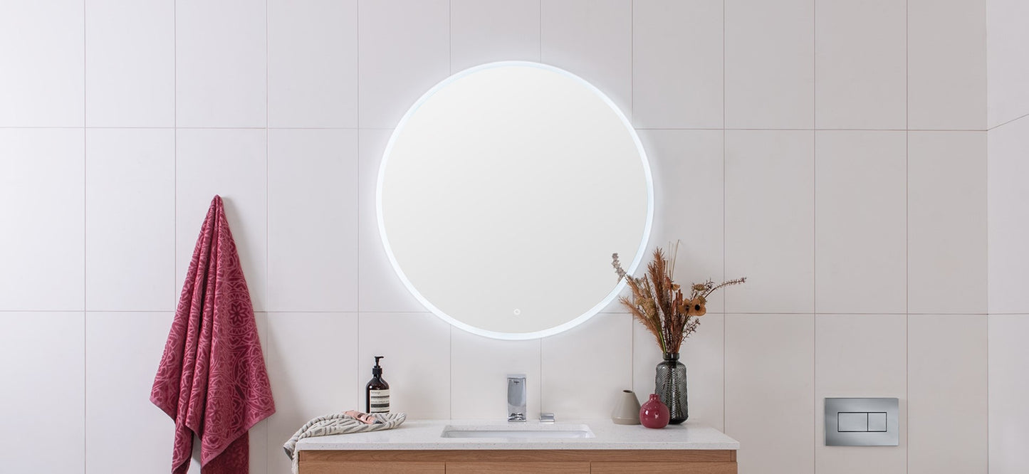 Radiance Round LED Mirror