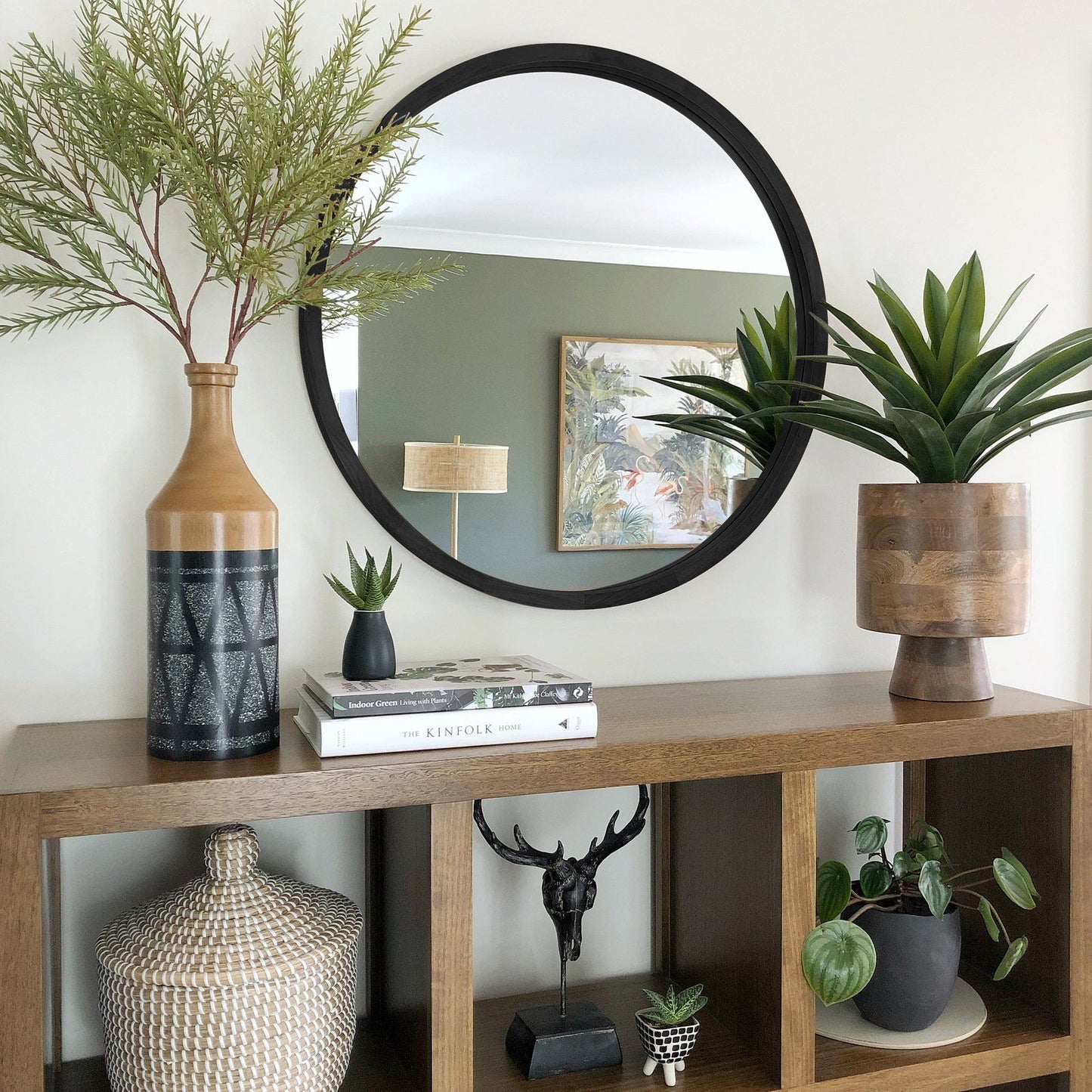 Zenoni Black Wall Mirror