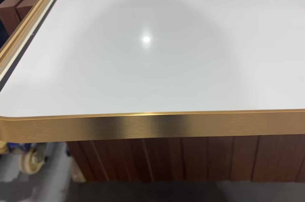 Isolde Gold Frame Arched Wall Mirror