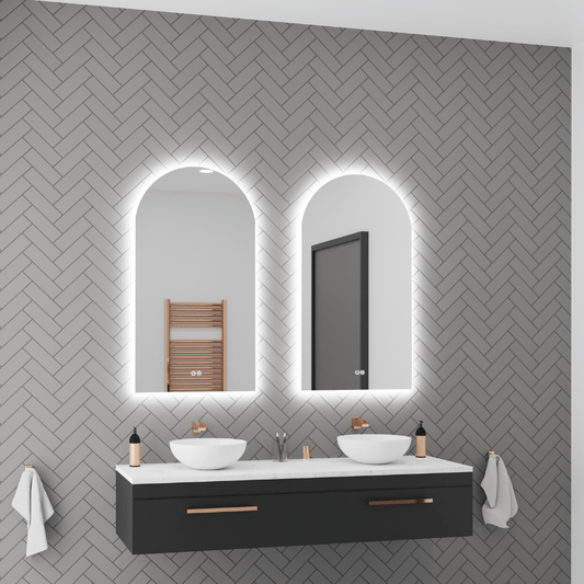 Aura Arched LED Bathroom Mirror