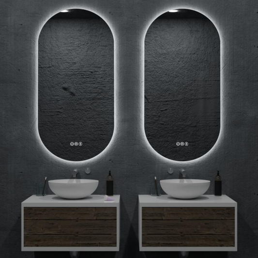 Orvis Oval LED Bathroom Mirror