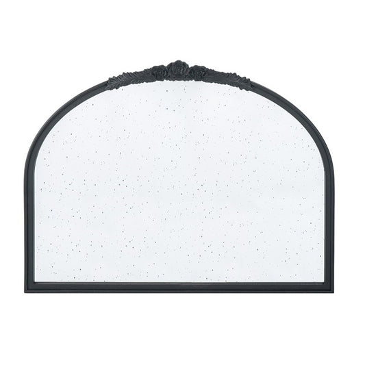 Bingley Rose Black Arch Mirror
