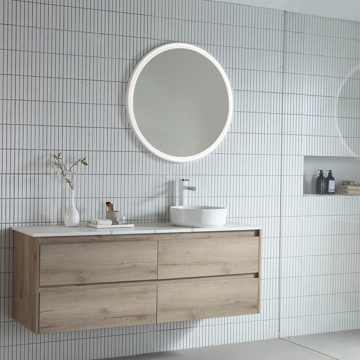 Remer Eclipse Frontlit Bathroom Mirror