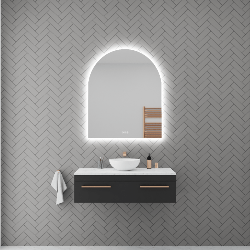 Aura Arched LED Bathroom Mirror