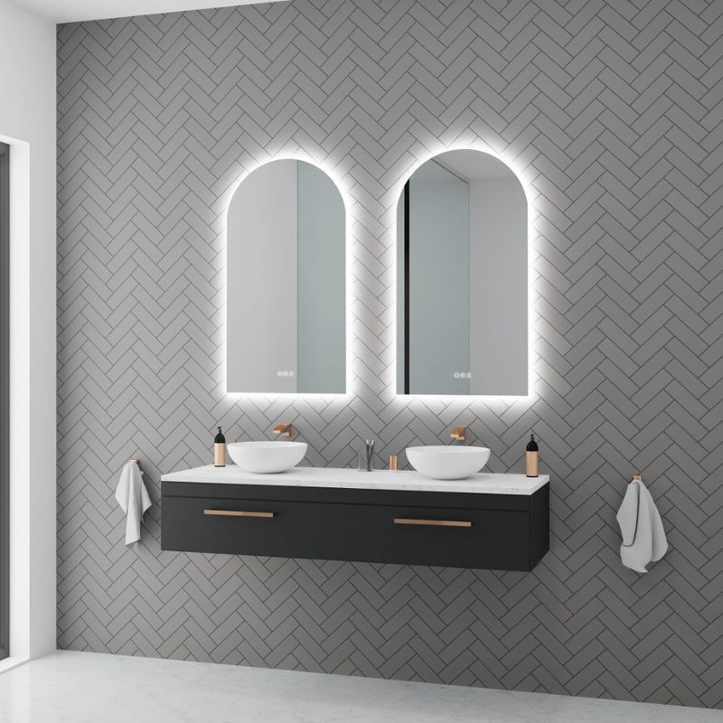 Aura Arched LED Bathroom Mirror