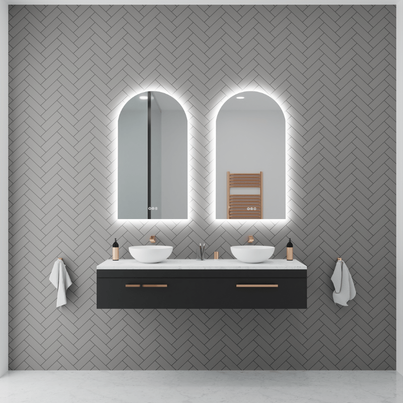 Aura Arched LED Bathroom Mirror