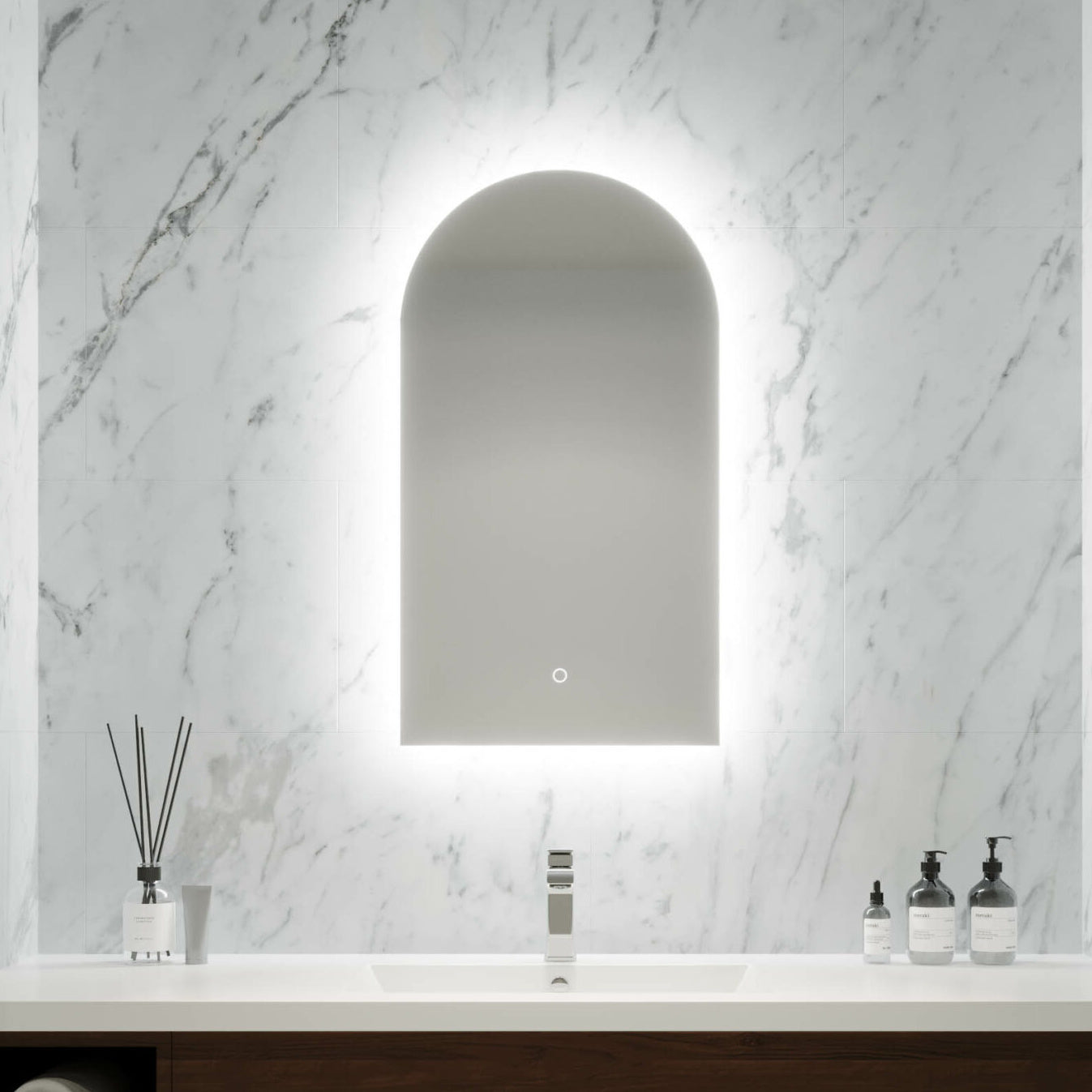 Remer A-Series Arch LED Mirror