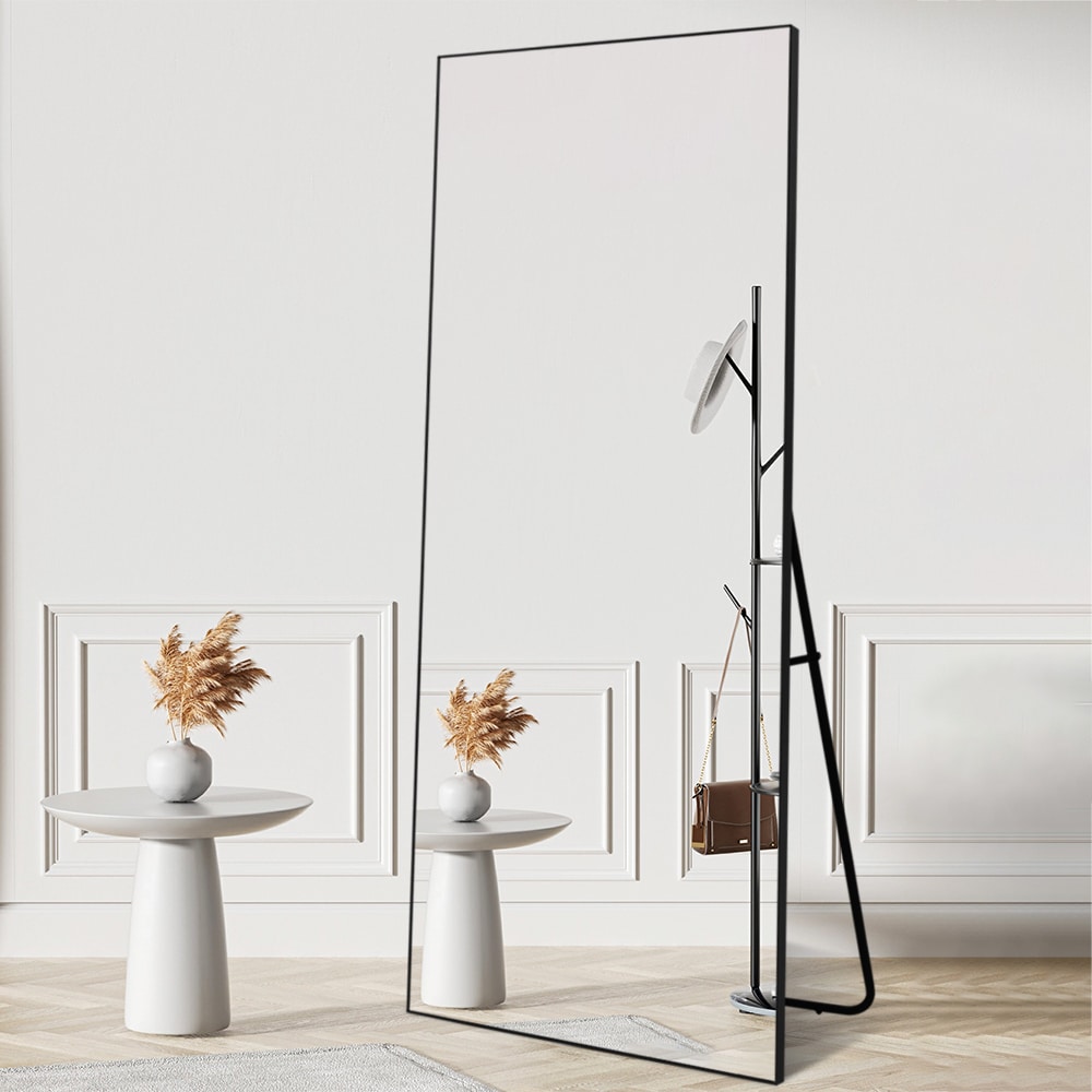 Aldric Black Rectangular Full Length Mirror
