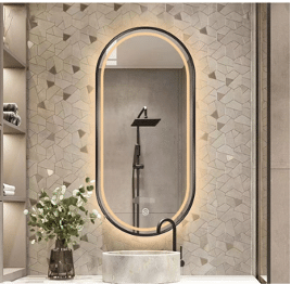 Altha Star Oval LED Mirror