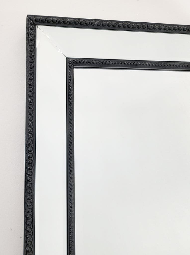 Arlette Black Full Length Mirror with Stand