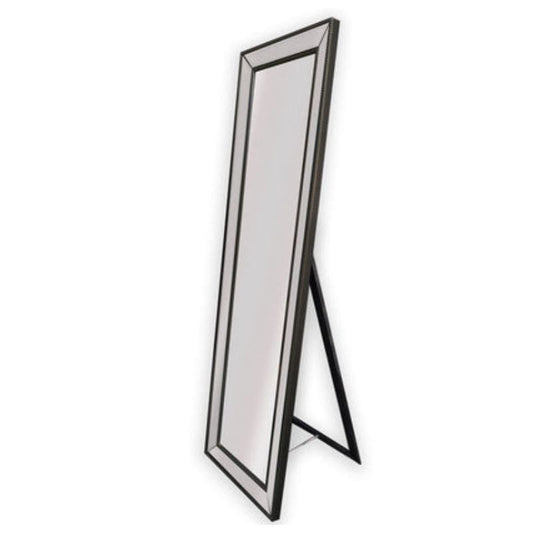 Arlette Black Full Length Mirror with Stand