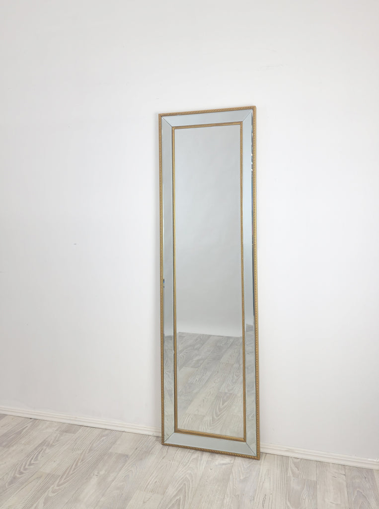 Arlette Gold Full Length Mirror with Stand