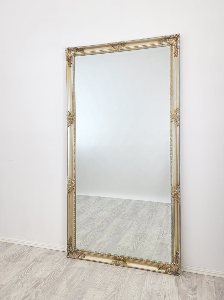 Armel Large Antique Champagne Full Length Mirror