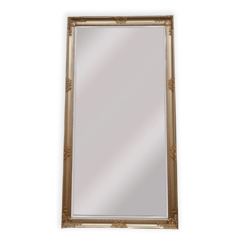 Armel Large Antique Champagne Full Length Mirror