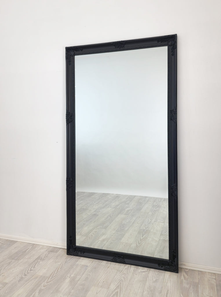 Armel Large Black Full Length Mirror