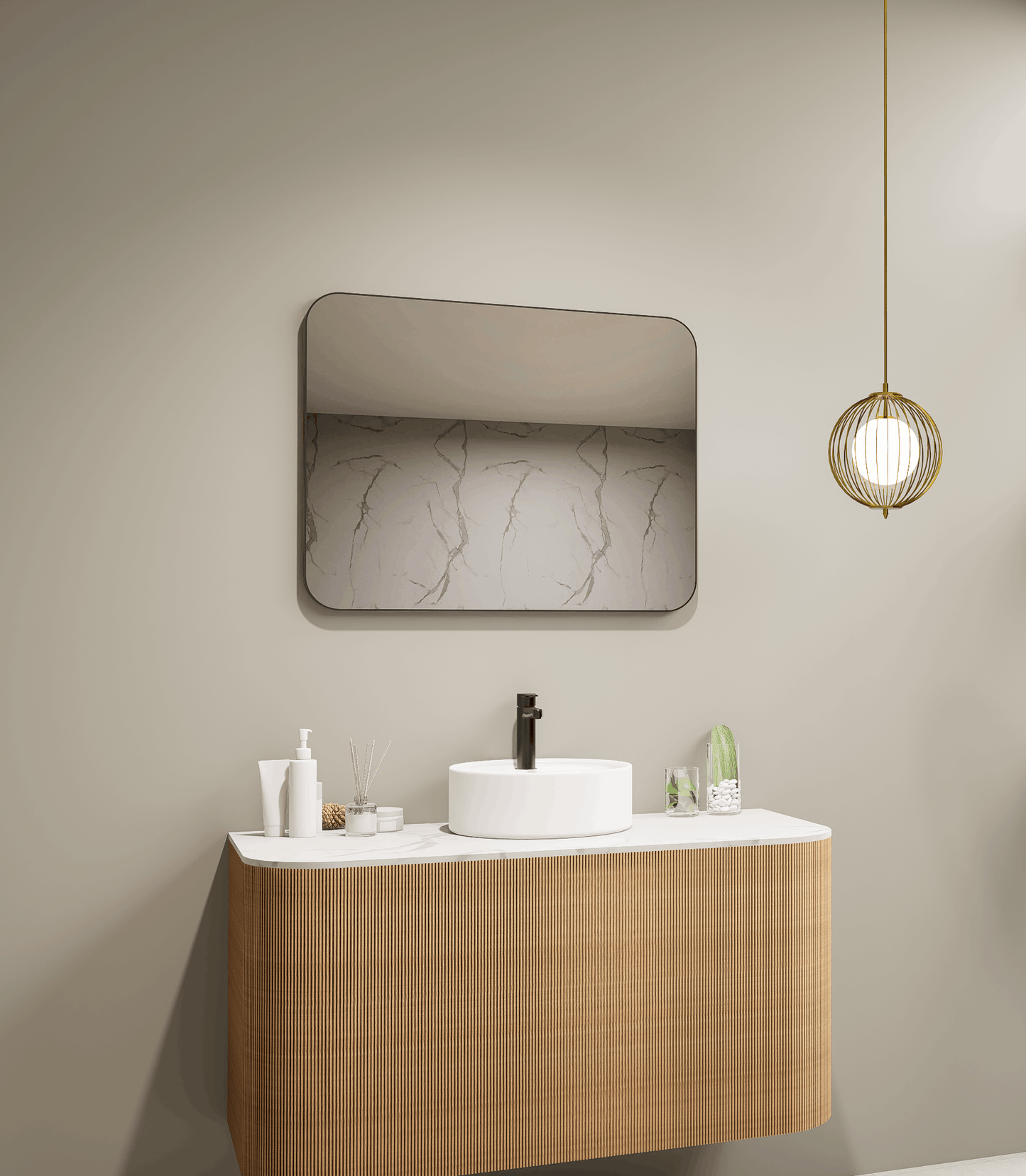 Asta Rectangle Framed Mirror