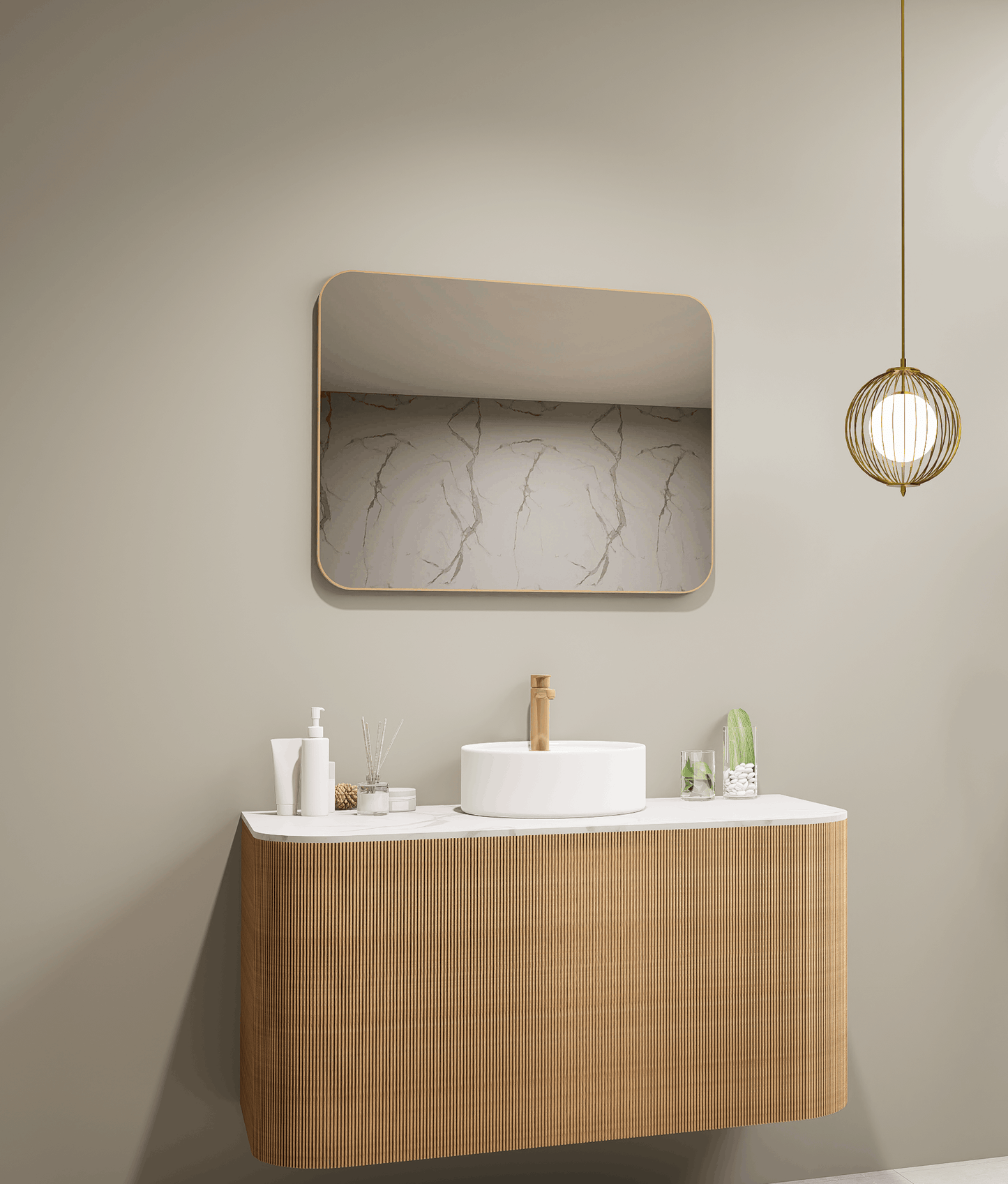 Asta Rectangle Framed Mirror
