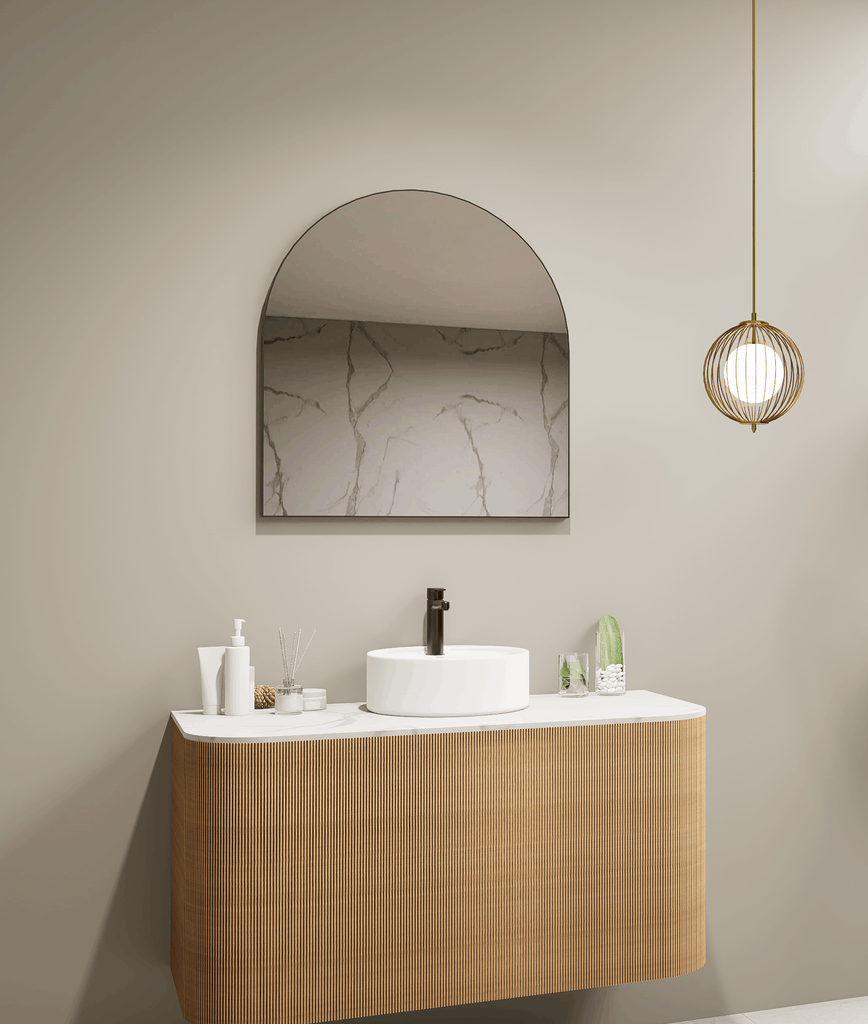 Aura Arched Framed Mirror