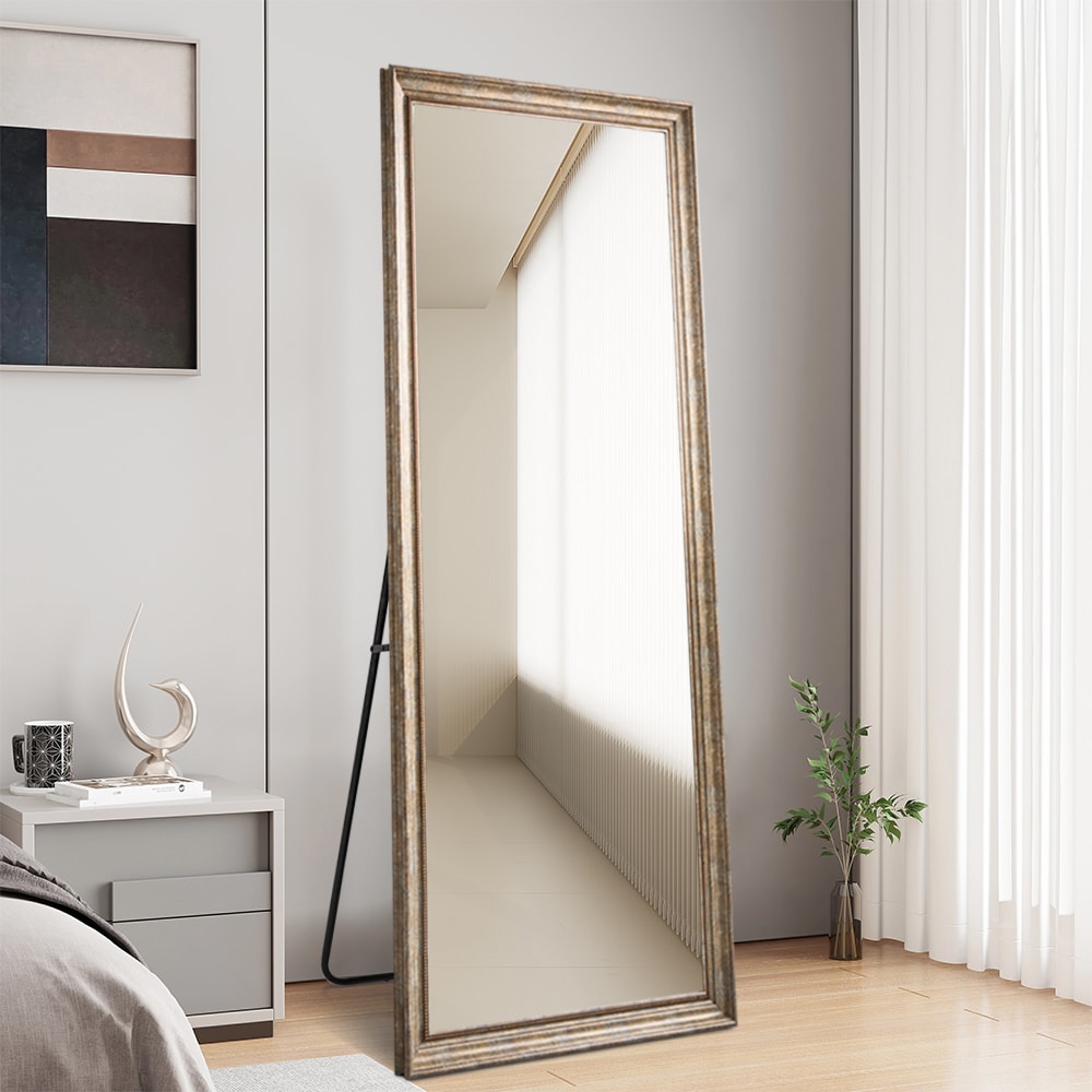 Rectangular Long Mirror Aurelius Bronze Retro Rectangular Mirror – Mirrors Direct
