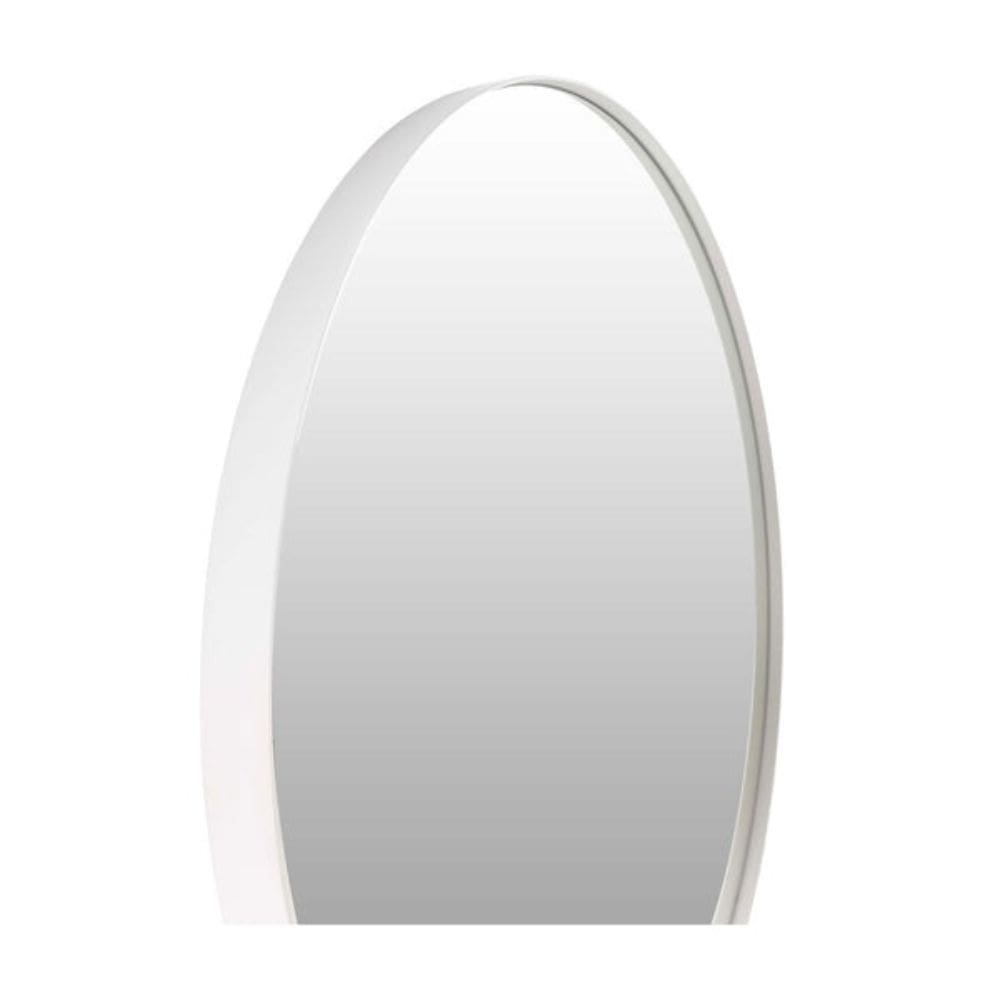 Barcelona White Round Bathroom Mirror