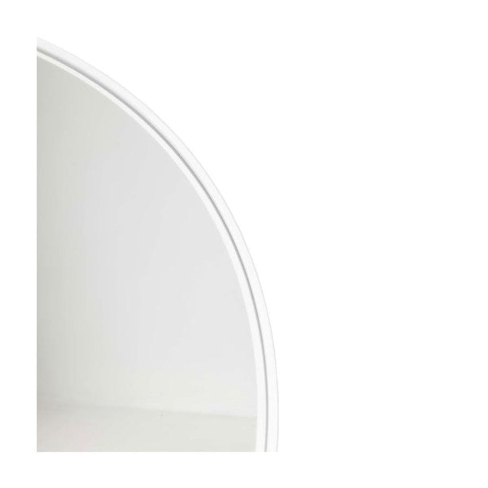 Barcelona White Round Bathroom Mirror