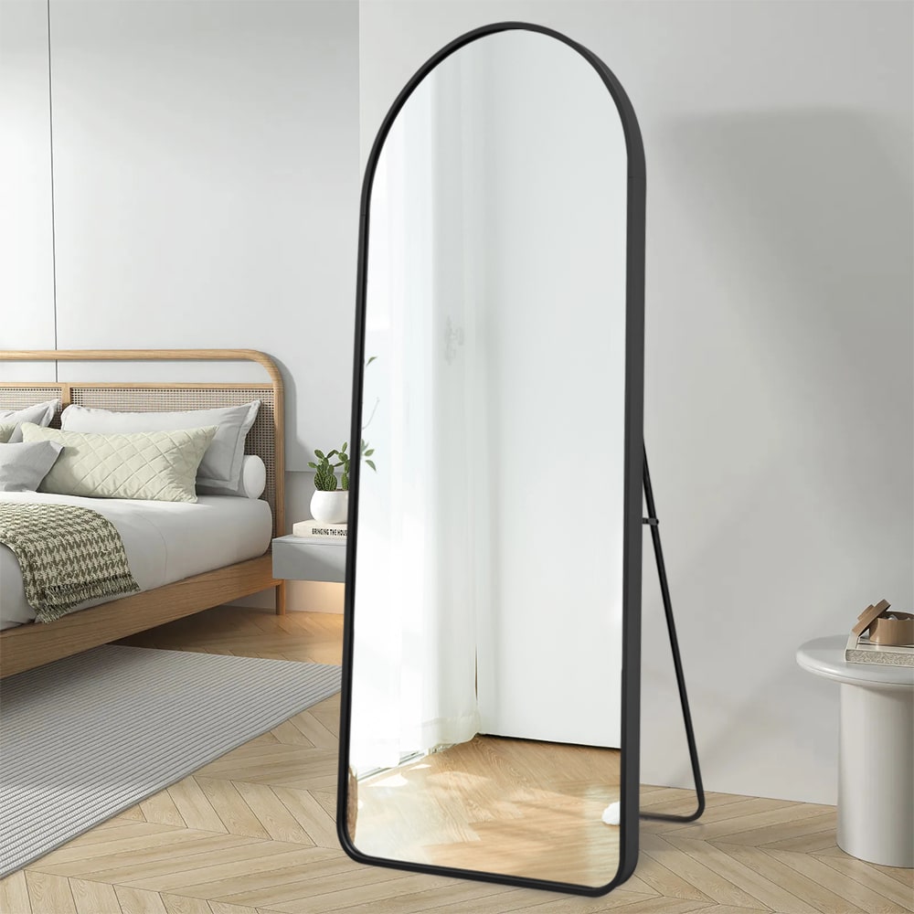 Bastian Black Arched Full Length Mirror