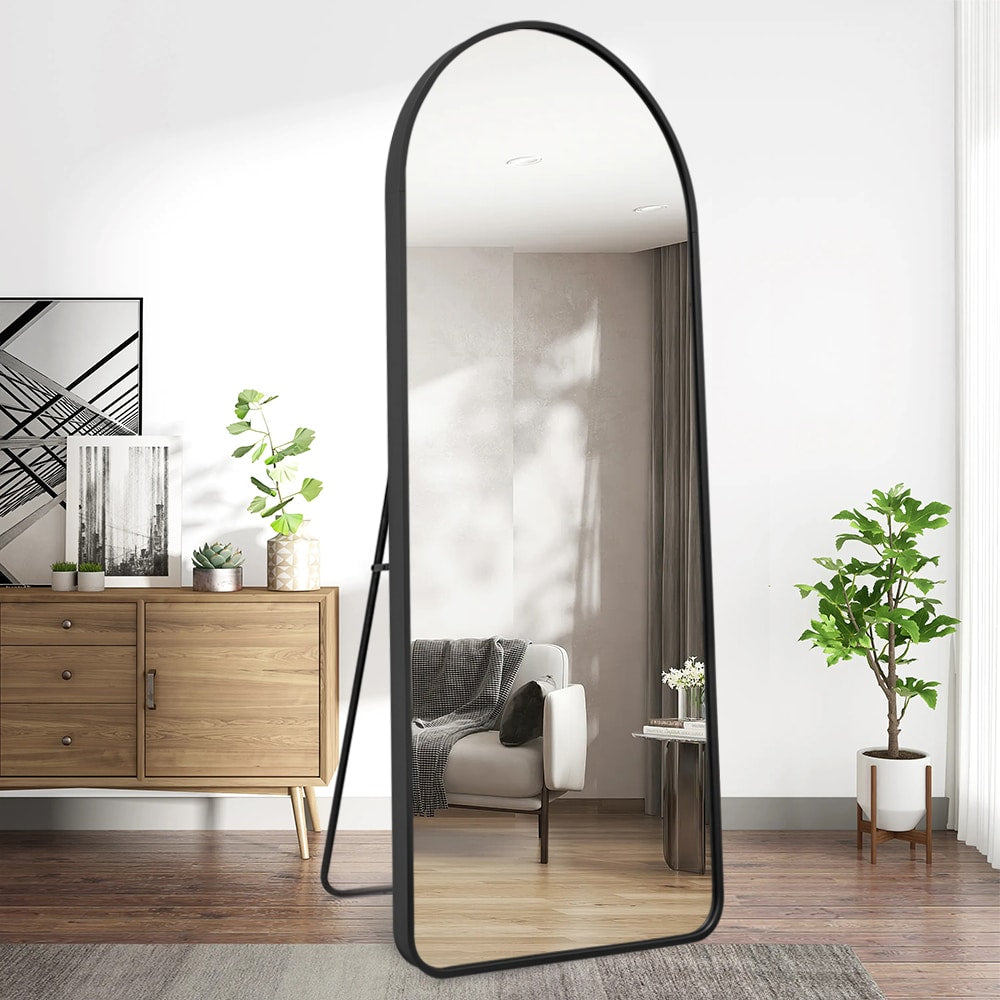 Bastian Black Arched Full Length Mirror