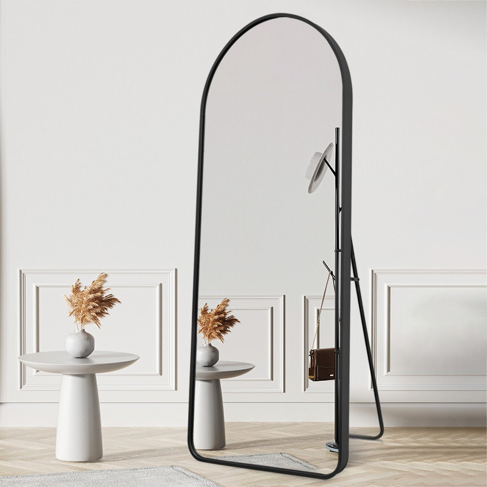 Bastian Black Arched Full Length Mirror