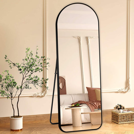 Bastian Black Arched Full Length Mirror