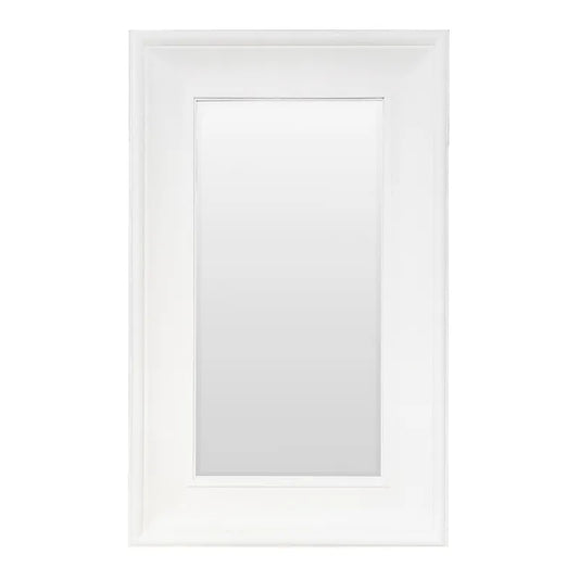 Bateman Floor Mirror - White