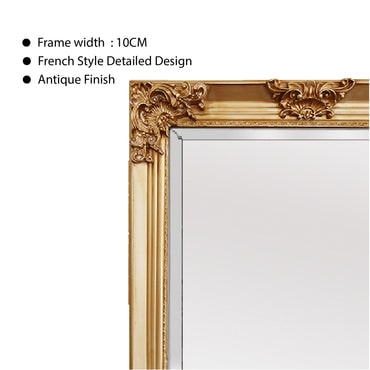 Bellise Large Gold Ornate Full Length Mirror