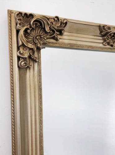 Bellise Large Ornate Champagne Full Length Mirror