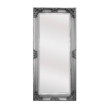 Bellise Ornate Antique Silver Full Length Mirror