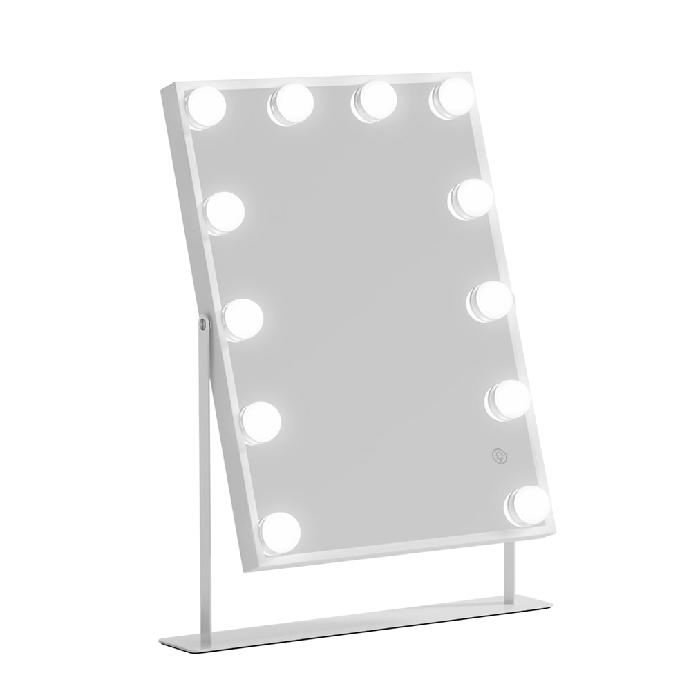 Bluetooth Hollywood LED Tabletop Makeup Mirror