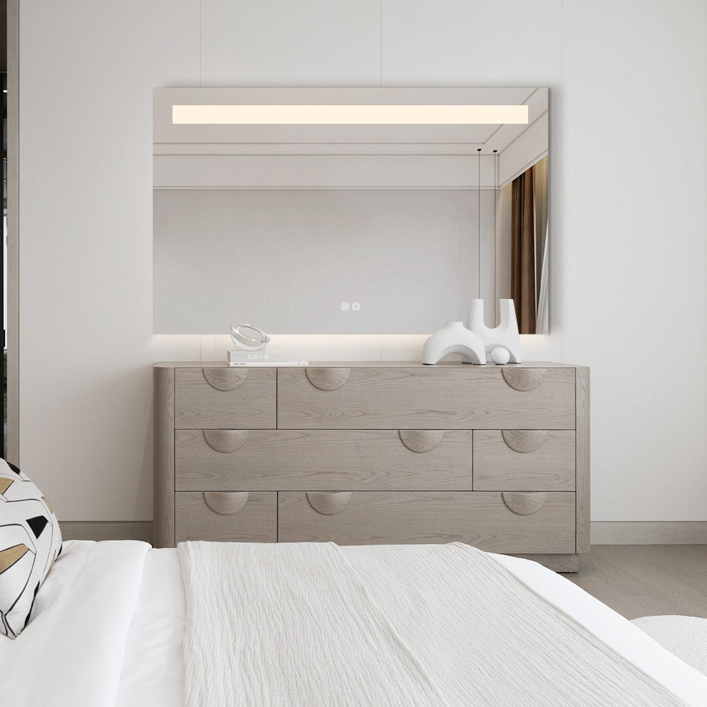 Callum Frontlit Rectangular LED Mirror