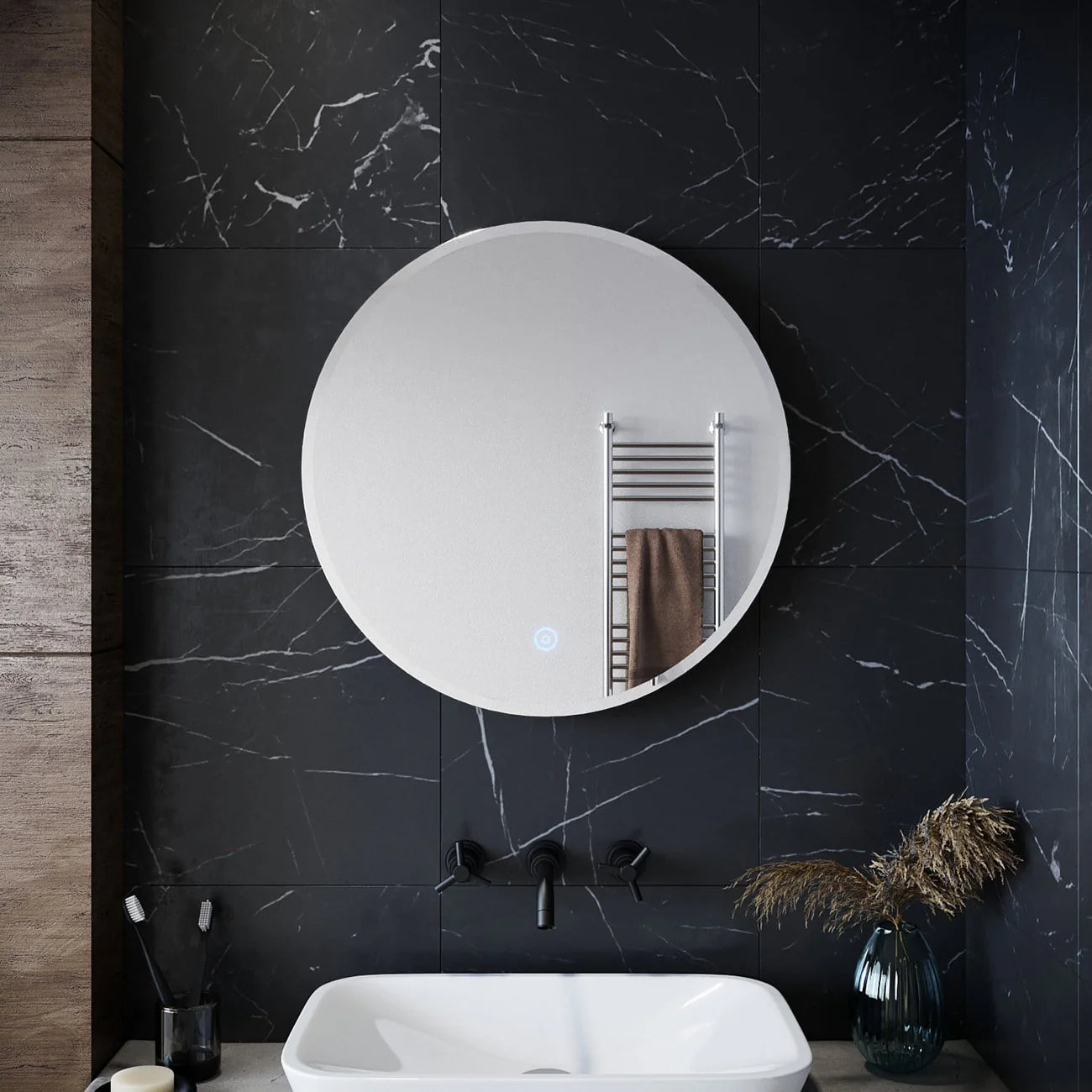 Caroline Round LED Bathroom Mirror