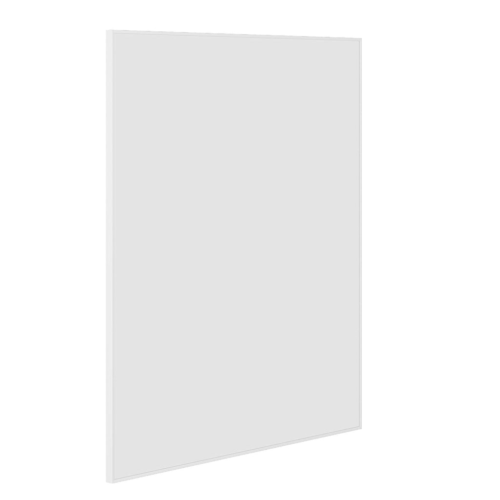 Carson Rectangle White Framed Mirror