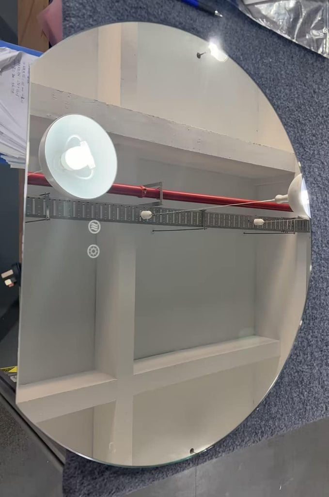 Cassandra Backlit Moon Wall LED Mirror